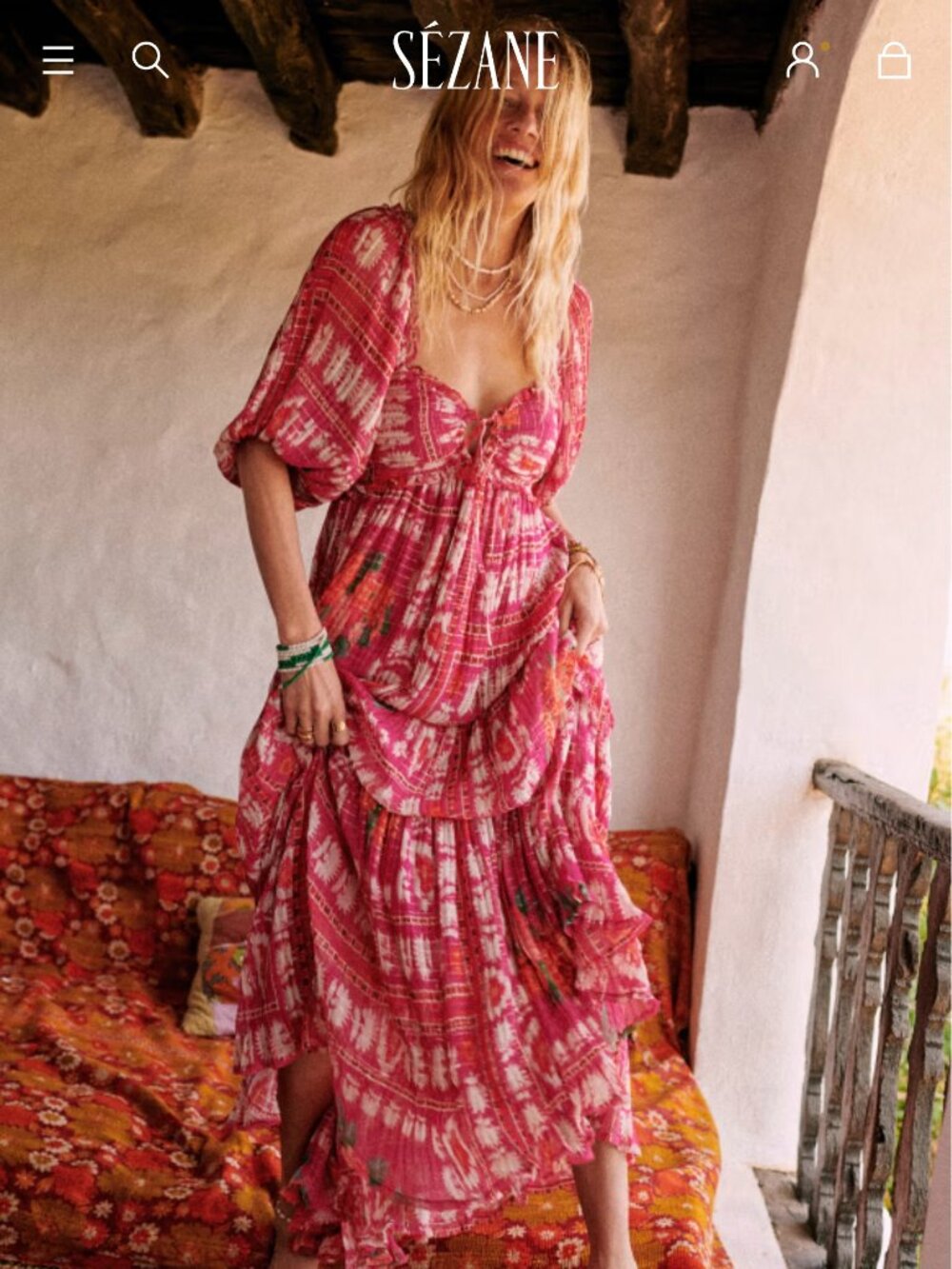 Sezane Dallis Dress Laila - Size US 8 NWT with small defect